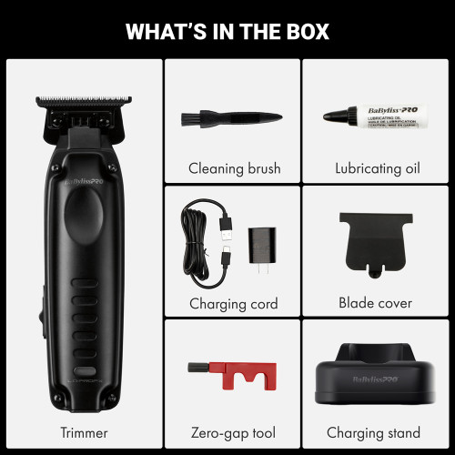 #FX72MB BabylissPro Compact LO-PRO Trimmer - Black