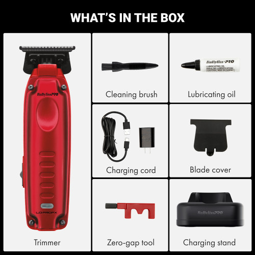 #FX72RD BabylissPro Compact LO-PRO Trimmer - Red