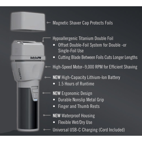 #FX75FS2 BABYLISSPRO COREFX SHAVER