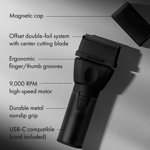 #FX75FS2MB BABYLISSPRO COREFX SHAVER - BLACK