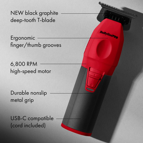 #FX76RD BABYLISSPRO COREFX TRIMMER - RED
