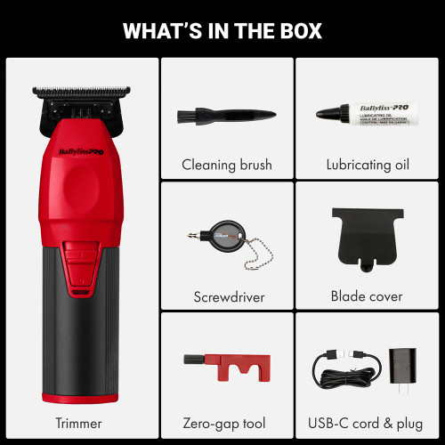 #FX76RD BABYLISSPRO COREFX TRIMMER - RED