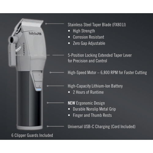 #FX86 BABYLISSPRO COREFX CLIPPER 