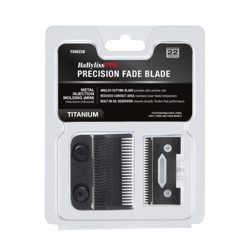 #FX8022B BABYLISSPRO BLACK TITANIUM MIM PRECISION FADE BLADE