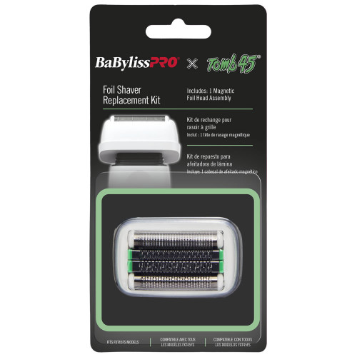 #FXT45RF2W BABYLISSPRO TOMB45 WHITE SHAVER REPLACEMENT FOIL & CUTTER
