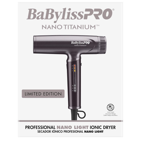 #BNTC9200P BABYLISSPRO NANO LIGHT IONIC HIGH-SPEED DRYER (PURPLE)