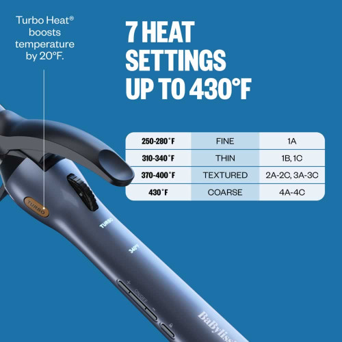 #BNTSC100 BABYLISSPRO PRECISION GRIP CURLING IRON 1"