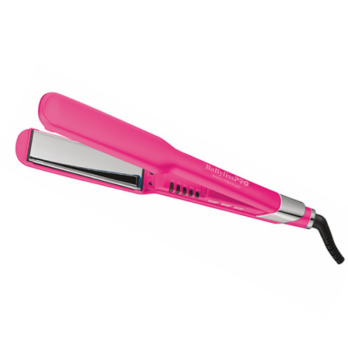 #BNT131THP BABYLISSPRO NANO TITANIUM ULTRA-SLEEK STRAIGHTENER 1.5" (HOT PINK)