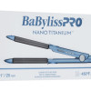 #BNT4061UC BABYLISSPRO NANO TITANIUM CURVED STYLING IRON 1"