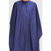 BARBER STRONG THE BARBER CAPE - BLUE w/ WHITE PINSTRIPES 