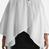 BARBER STRONG THE BARBER CAPE - WHITE w/ BLACK PINSTRIPES