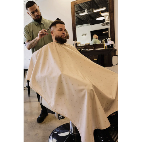 BARBER STRONG THE BARBER CAPE - BARBER SHIELD KHAKI