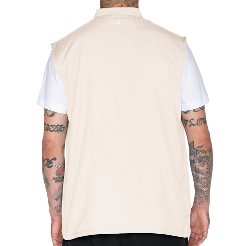 BARBER STRONG THE BARBER VEST - KHAKI