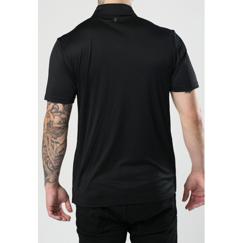 BARBER STRONG THE BARBER POLO - BLACK