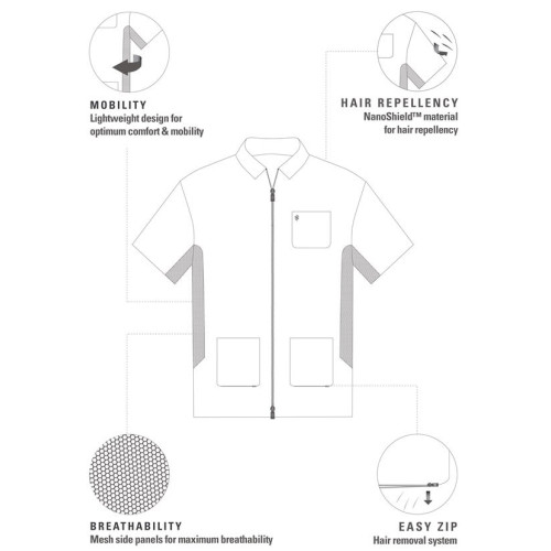 BARBER STRONG THE BARBER JACKET - BLUE