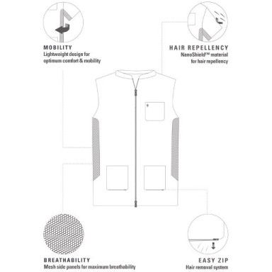 BARBER STRONG THE BARBER VEST - KHAKI