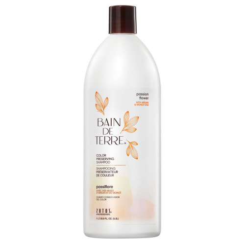 BAIN DE TERRE PASSION FLOWER COLOR PRESERVING SHAMPOO 33OZ