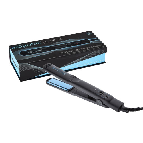BIO IONIC ONE PASS STRAIGHTENING IRON 1"