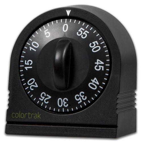 #6012 COLORTRAK 60 MINUTE DIAL TIMER - BLACK
