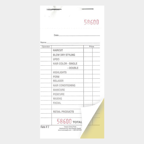 #7 CAMEO CHECK PAD ~ THE DUPLICATE