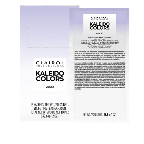 CLAIROL KALEIDOCOLORS (VIOLET PACKS) 1 OZ 12/DL