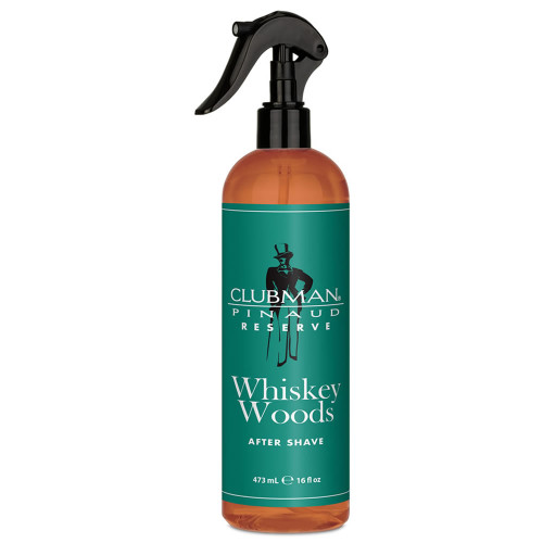 CLUBMAN WHISKEY WOODS AFTER SHAVE SPRAY 16 OZ