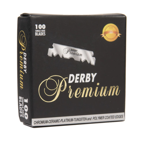 DERBY PREMIUM SINGLE EDGE RAZOR BLADES 100PK