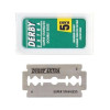 DERBY STAINLESS DOUBLE EDGE RAZOR BLADES 100/PK