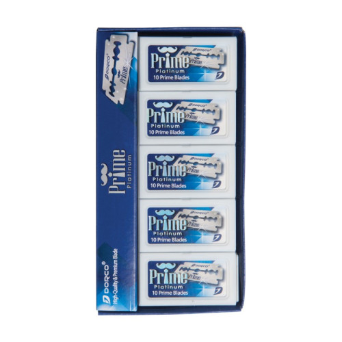 #DVB002 DORCO PRIME RAZOR BLADES 100PK
