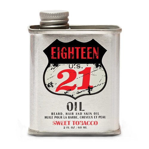 18.21 Man Made Oil - Beard, Hair & Skin Sweet Tobacco 2 oz