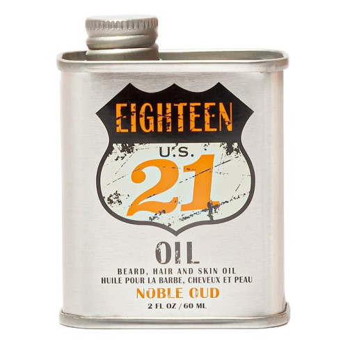 18.21 Man Made Oil - Beard, Hair & Skin Noble Oud 2 oz