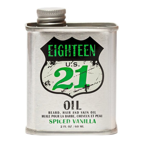 18.21 Man Made Oil - Beard, Hair & Skin Spiced Vanilla 2 oz