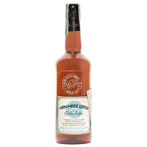 18.21 MAN MADE WASH ABSOLUTE MAHOGANY 32 OZ #WSH32AM