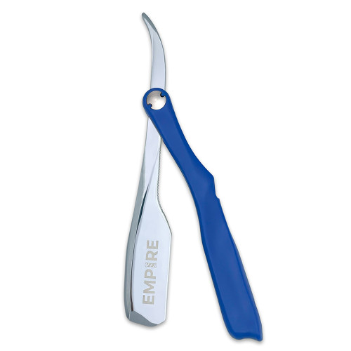 #EMP950 KAMISORI BLUE/STAINLESS FOLDING RAZOR