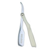 #EMP975 KAMISORI WHITE/STAINLESS FOLDING RAZOR