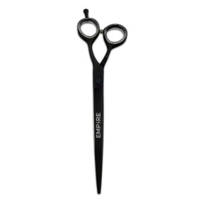 #EMP1210 EMPIRE 7" BLACK BARBER SHEAR 