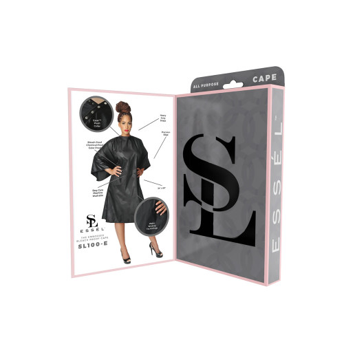 #SL100-E ESSEL - ESSENTIAL EMBOSSED BLEACH PROOF CAPE