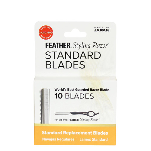 #F1-20-100 FEATHER STYLING RAZOR BLADES 10/PK