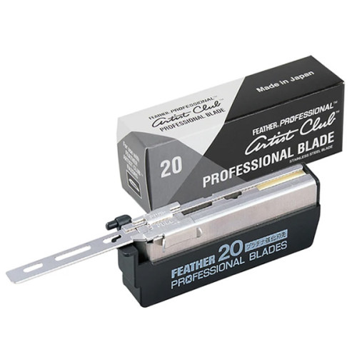 #F1-30-200 FEATHER ARTIST CLUB PROFESSIONAL BLADES 20PK
