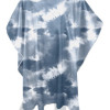 #F7062 FROMM TIEDYE HAIRSTYLING CAPE - BLUE