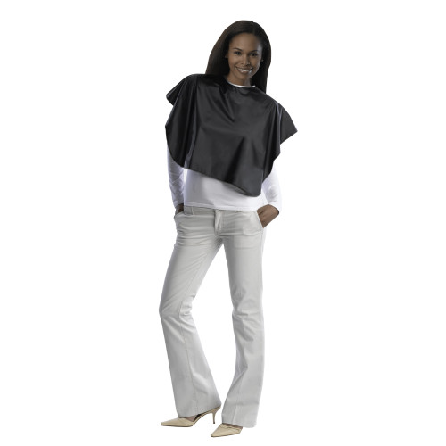 #DTA005 DIANE SHORTIE COMBOUT CAPE (BLACK)