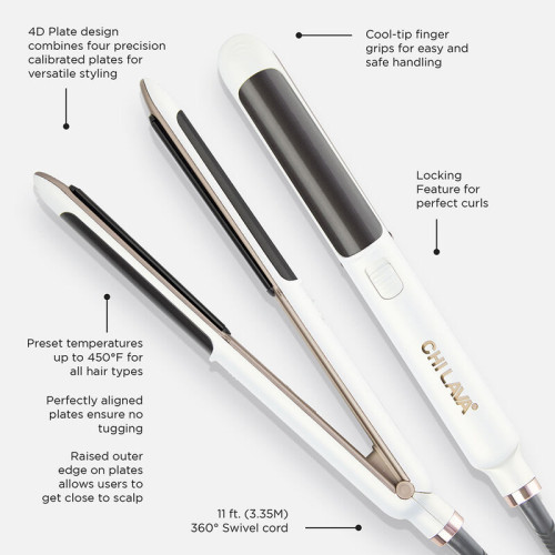 #GF8822 CHI LAVA 4D STYLING IRON 1"