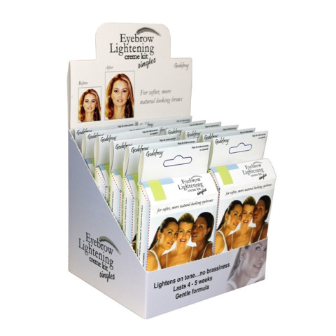 #D403 GODEFROY EYEBROW LIGHTENING CREME SINGLE APPLICATION 12PK DDISPLAY