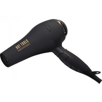 #HT7017BG BLACK & GOLD TURBO IONIC SALON DRYER