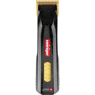 #710-113 HEINIGER SIRIUS DETACHABLE BLADE CLIPPER (2 SPEED) GOLD