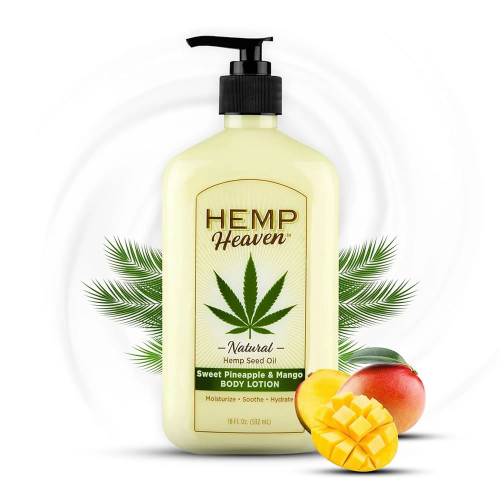 Hemp Heaven Pineapple & Mango Body Lotion 18oz