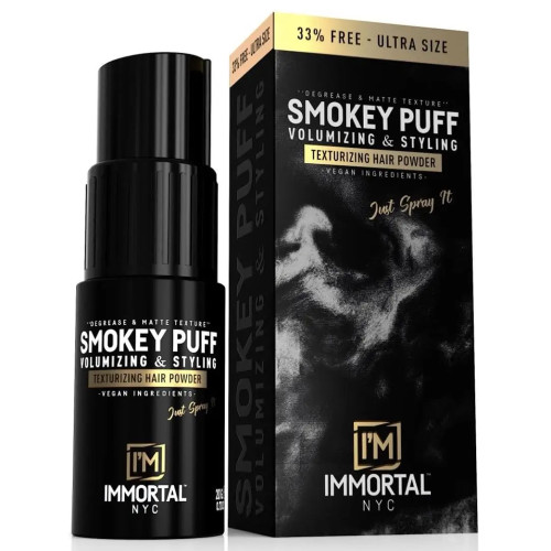 IMMORTAL SMOKEY PUFF VOLUME & STYLING SPRAY POWDER 20GM (BLACK) 