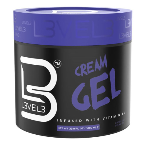 L3VEL3 CREAM HAIR GEL 1000ML