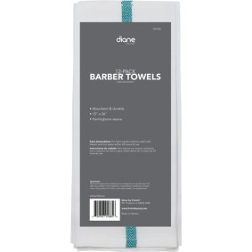 #DET005 Barber Towels White 15"x26" 12pk