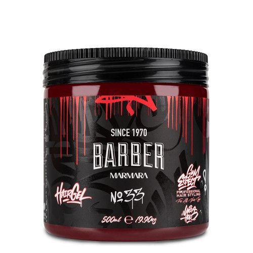 MARMARA BARBER HAIR GEL NO.33 (RED) 500ML